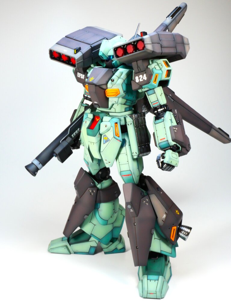 MG スタークジェガン 改造・塗装・完成写真 | ガンプラエフェクトblog