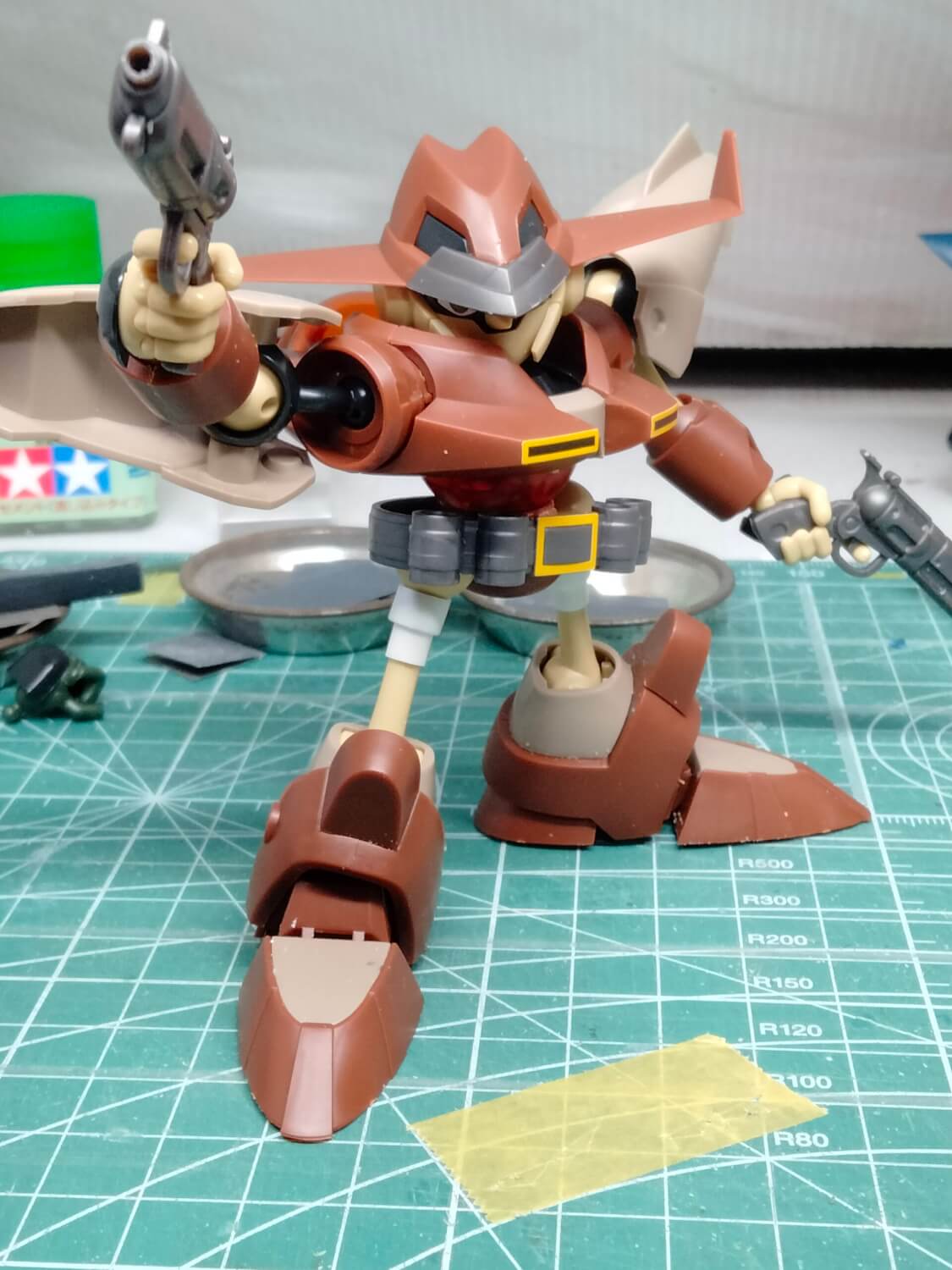 リューナイトコレクション 疾風丸＆デリンガー 改造＆塗装 | ガンプラ